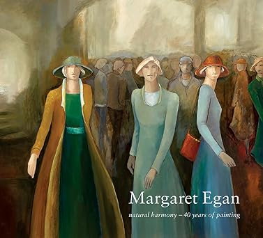 The cover features on of Egan's paintings of women