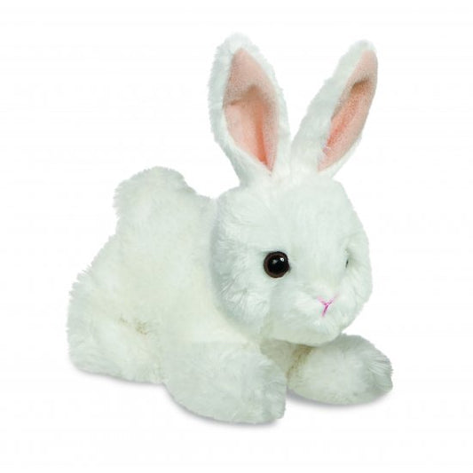 Mini Flopsies Baby Bunny White