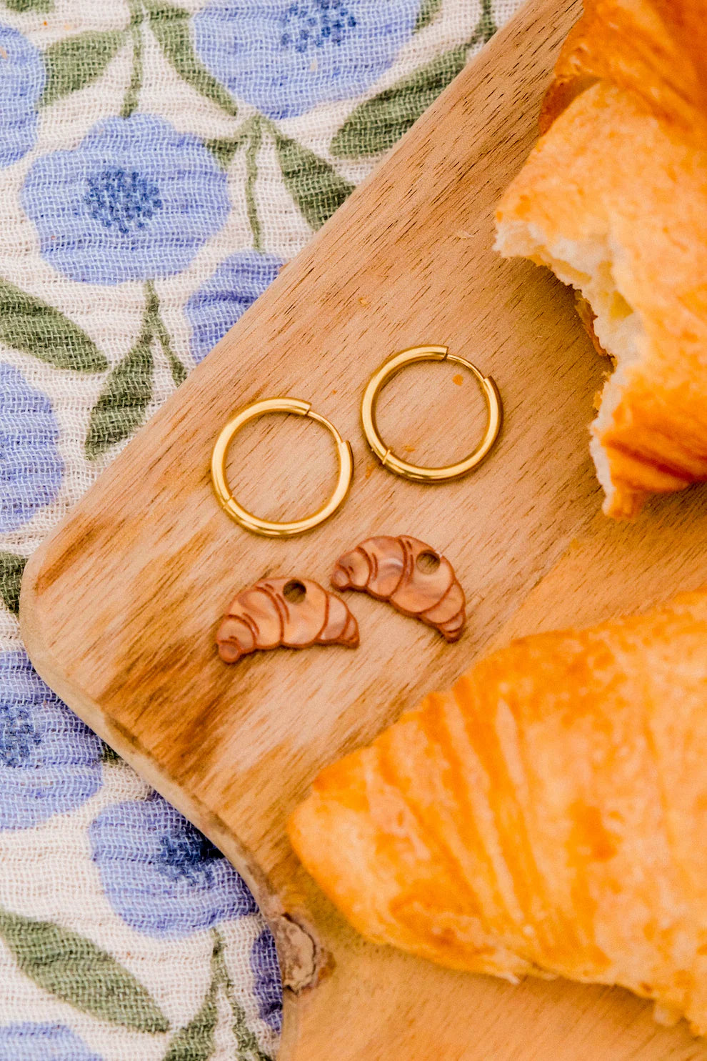 Croissant Hoop Earrings