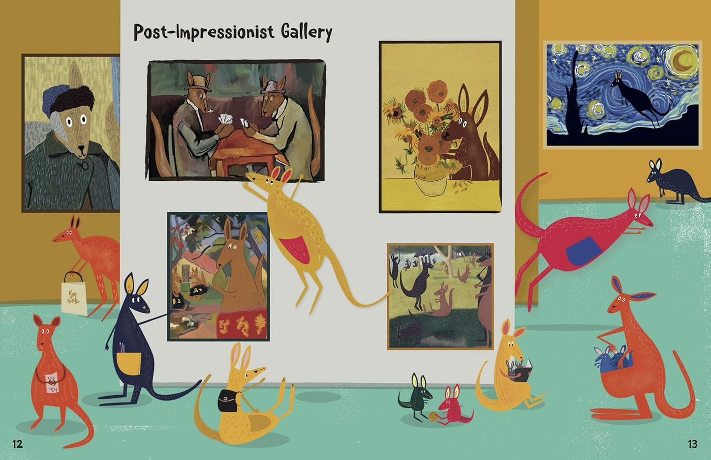 A Day at the Gallery: An arty animal search book jam-packed with facts 6 - 8 yrs