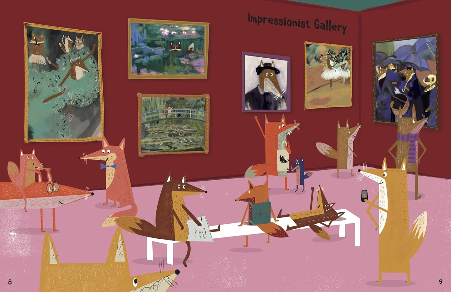 A Day at the Gallery: An arty animal search book jam-packed with facts 6 - 8 yrs