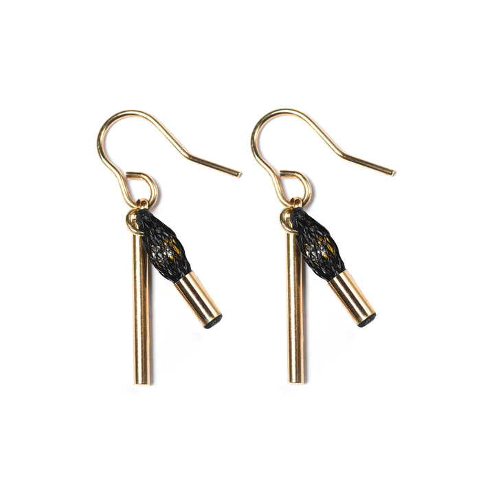 Delicat Topaz Gold Earrings