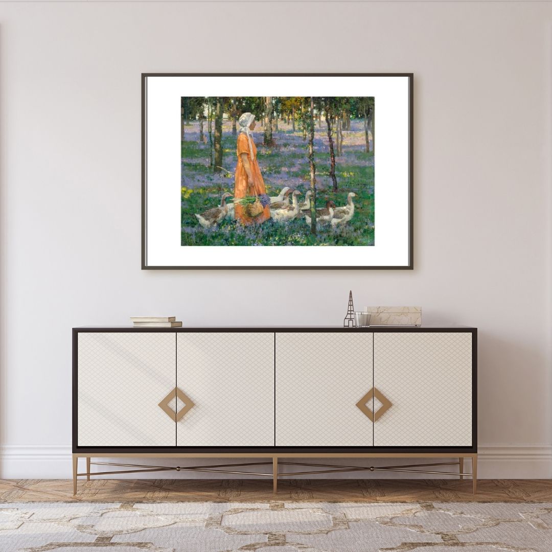 The Goose Girl Canvas Print