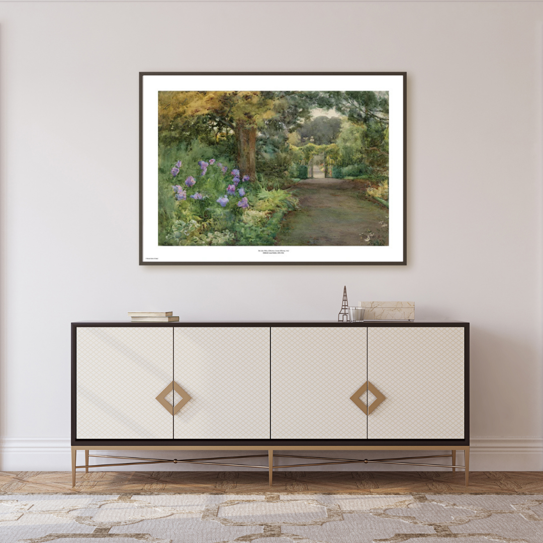 The Lilac Phlox, Kilmurry, County Kilkenny Art Print