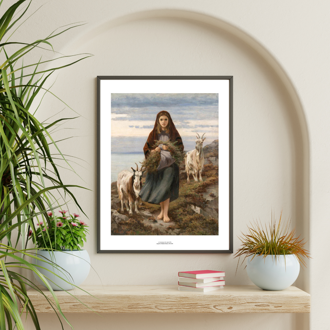 A Connemara Girl Art Print