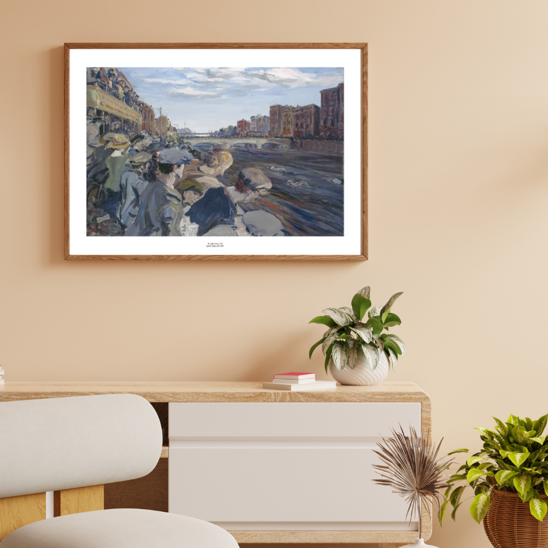 The Liffey Swim Art Print