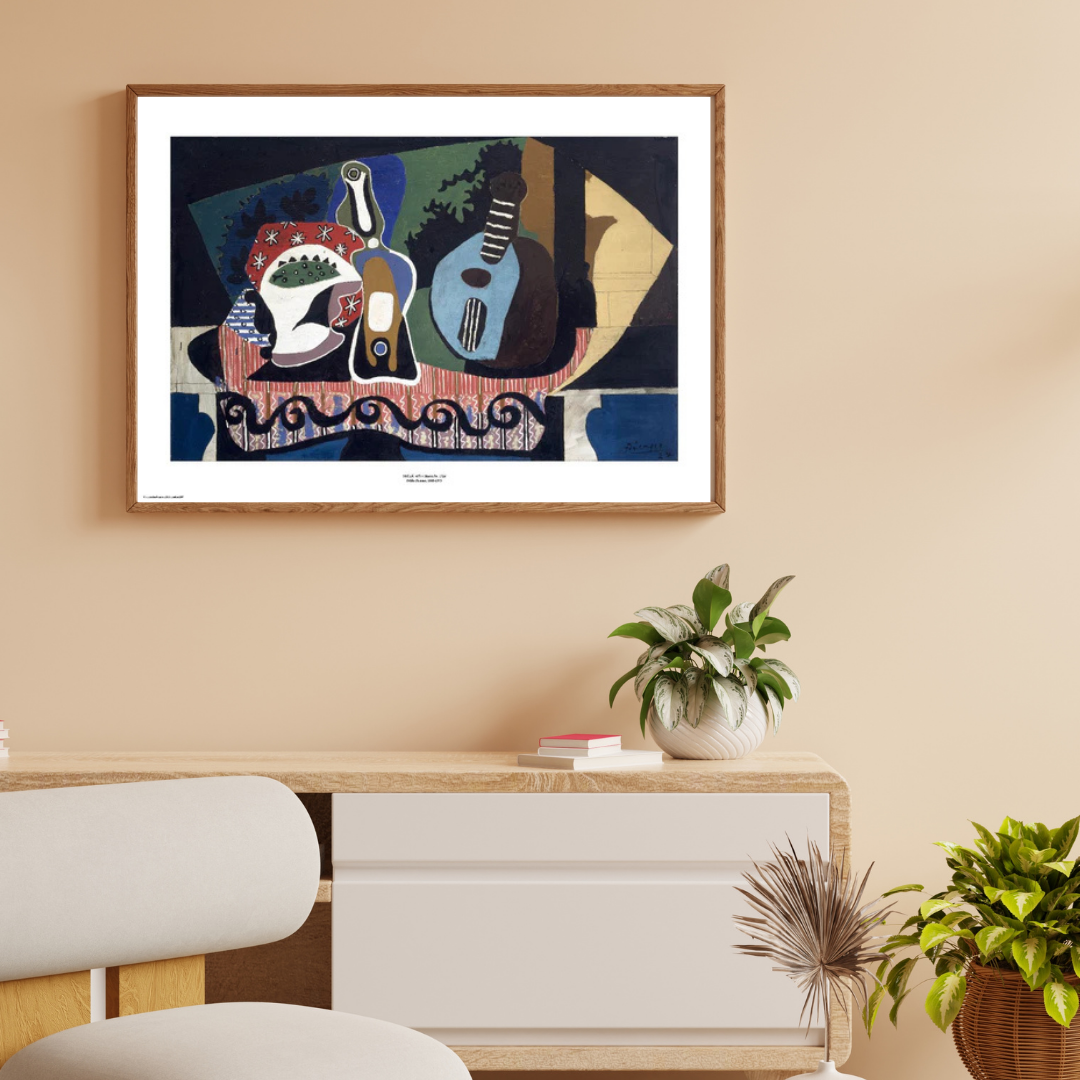 Still Life with a Mandolin Art Print