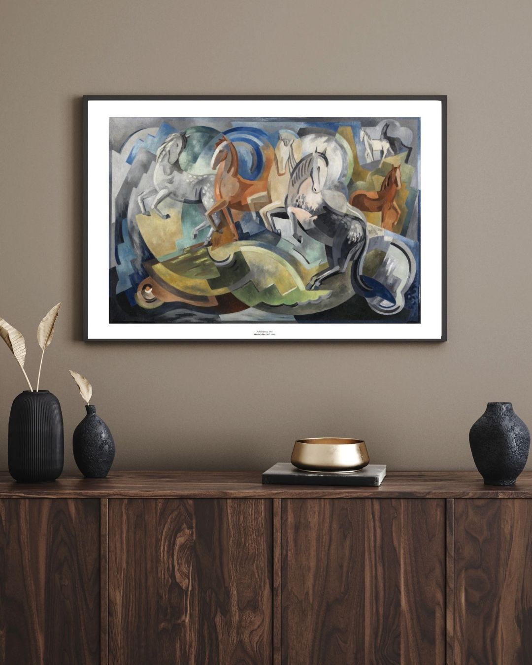 Achill Horses Art Print