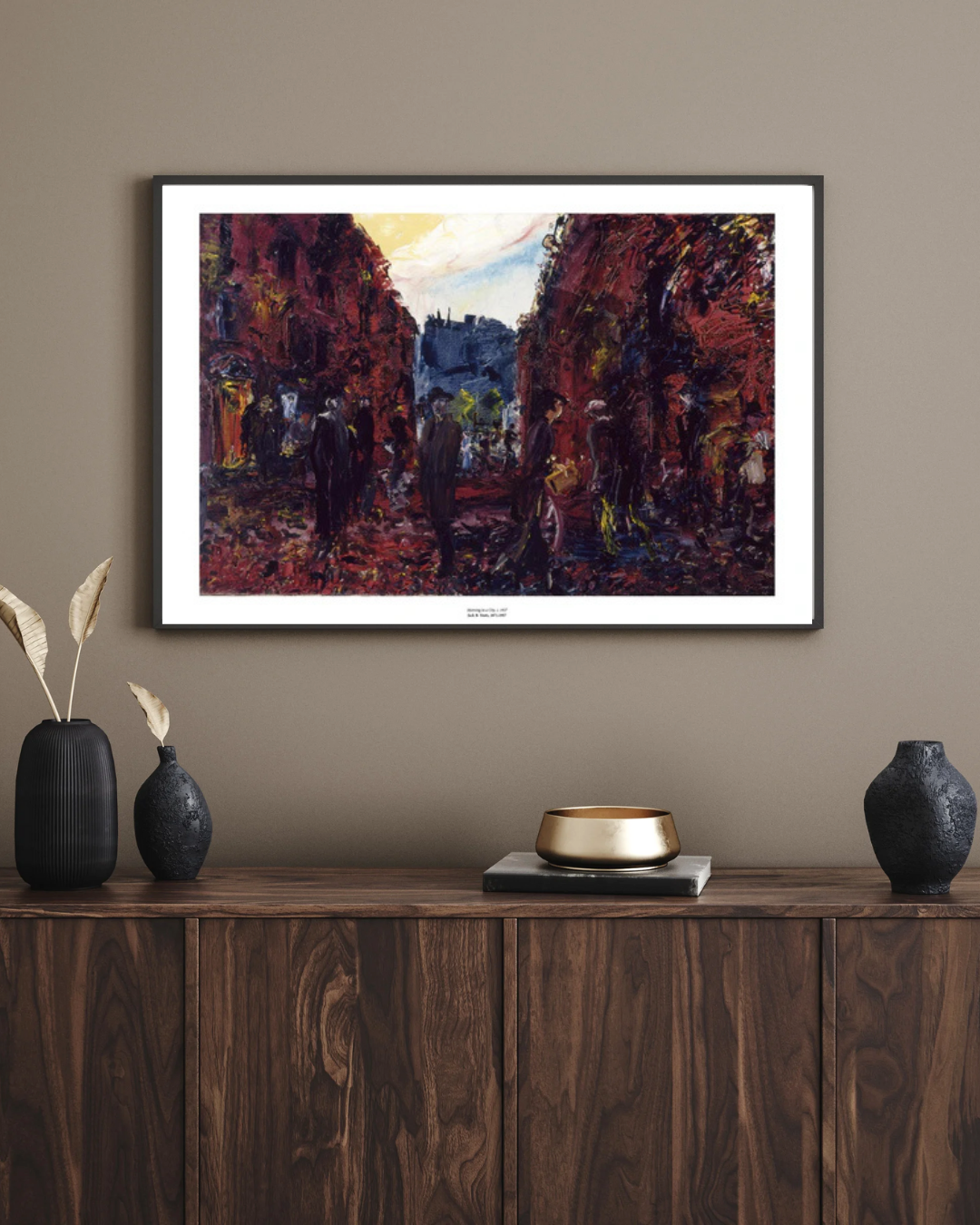 Morning in a City Art Print