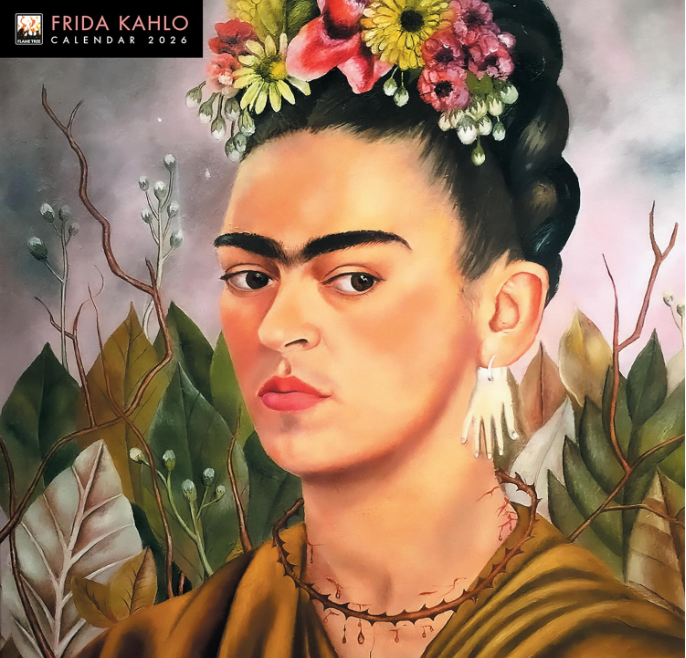 Frida Kahlo Art Wall Calendar 2026 - Flame Tree Publishing