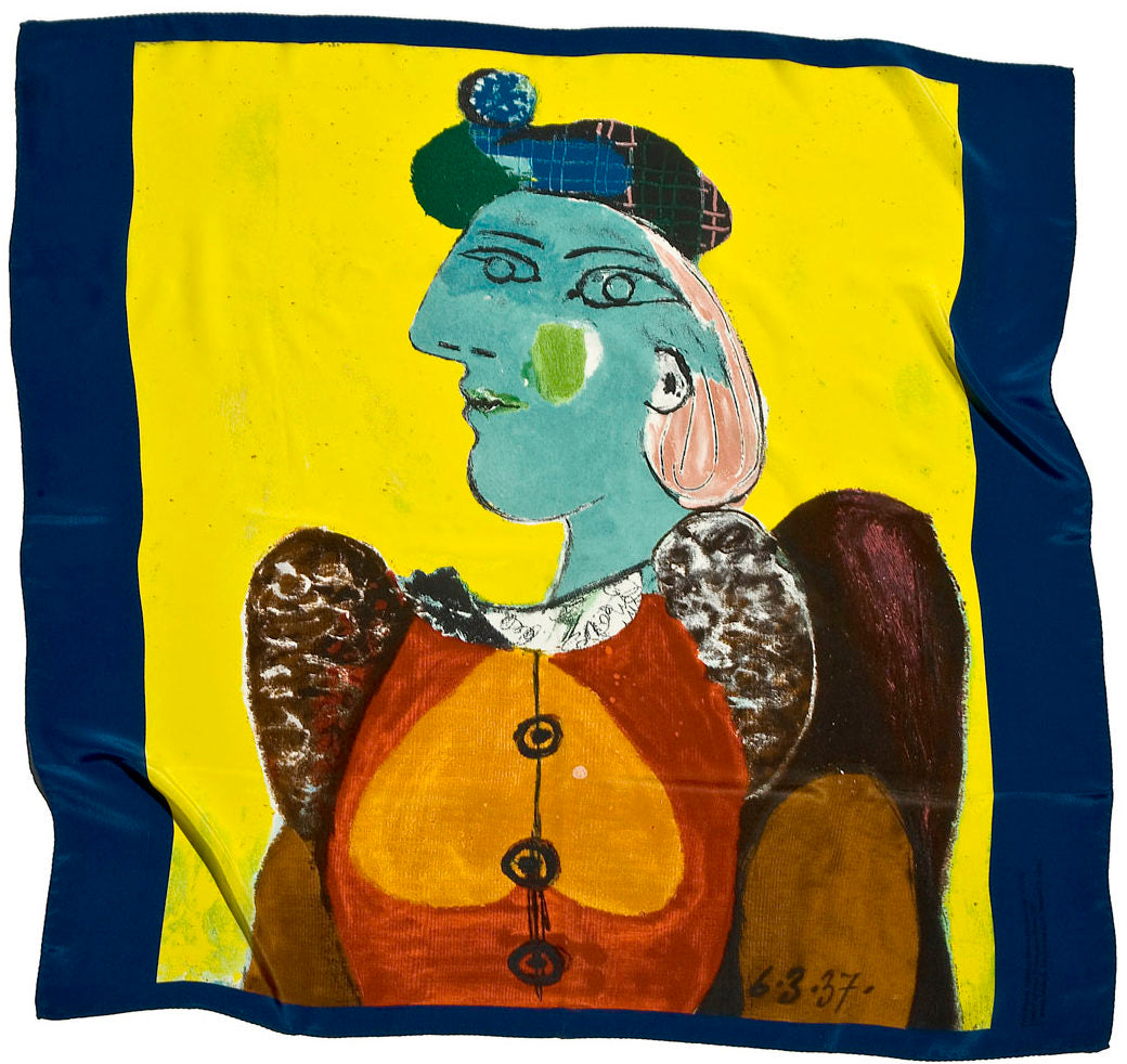 Femme au Beret Silk Scarf