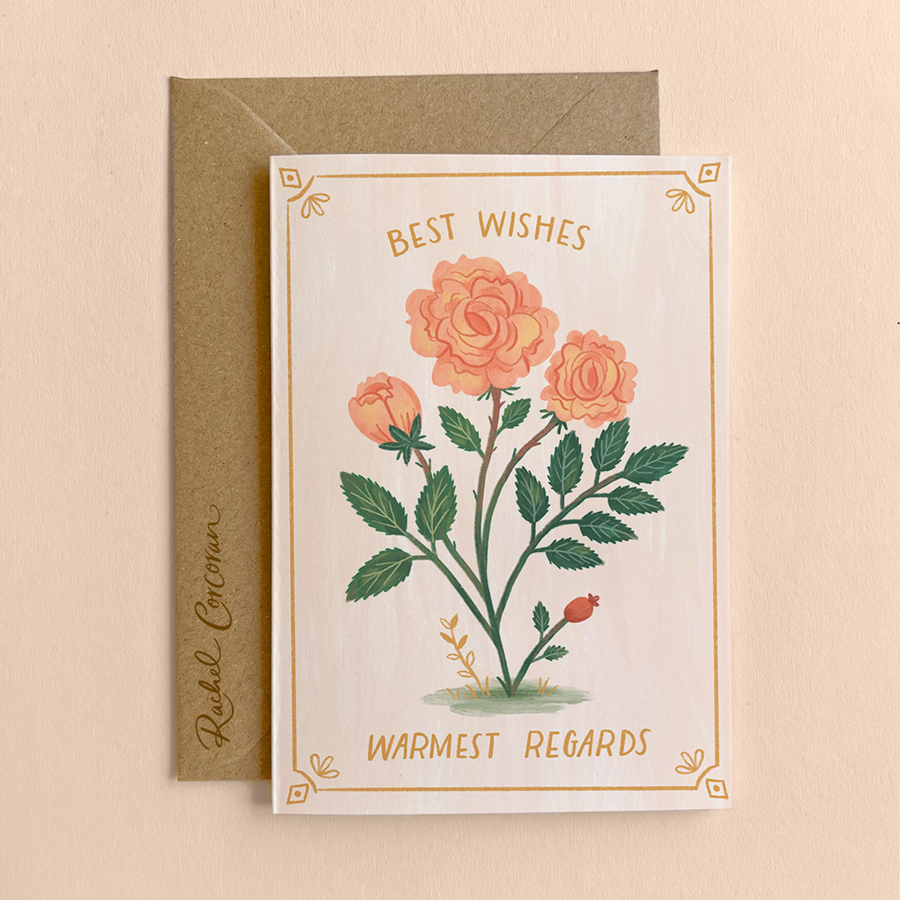Best Wishes, Warmest Regards Greeting Card