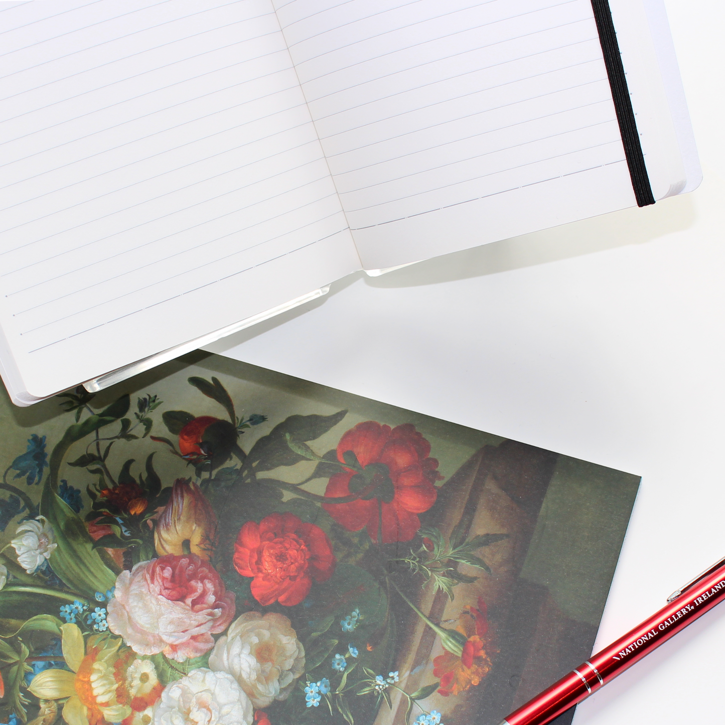 Vase of Flowers with an ear of corn Notebook
