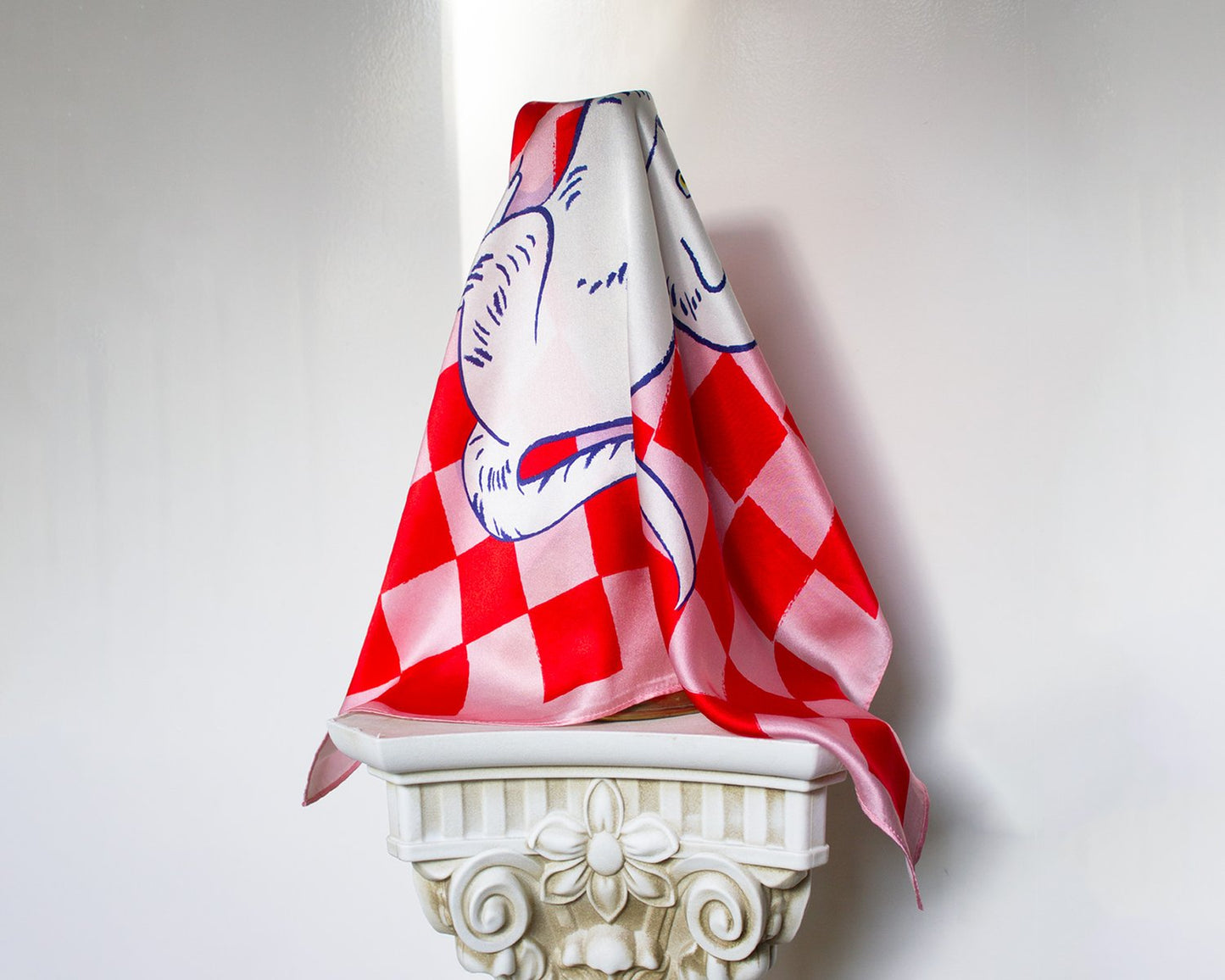 Angry Mink Silk Scarf by Mink
