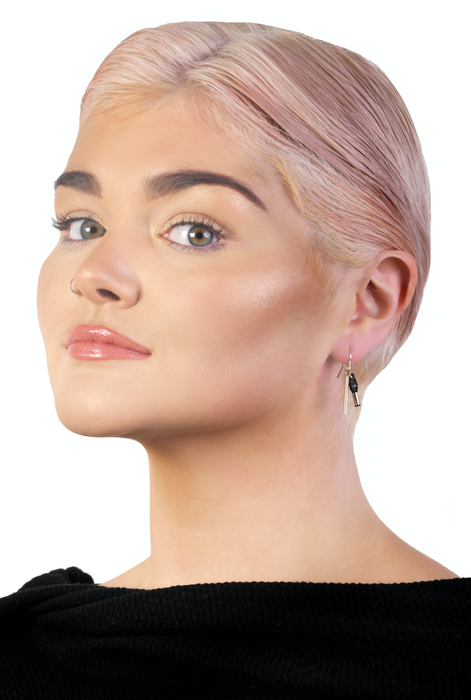 Delicat Topaz Gold Earrings