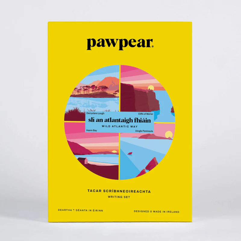 Pawpear Wild Atlantic Way writing set