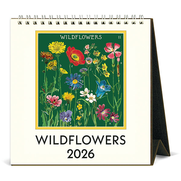 Wildflowers Desk Calendar 2026