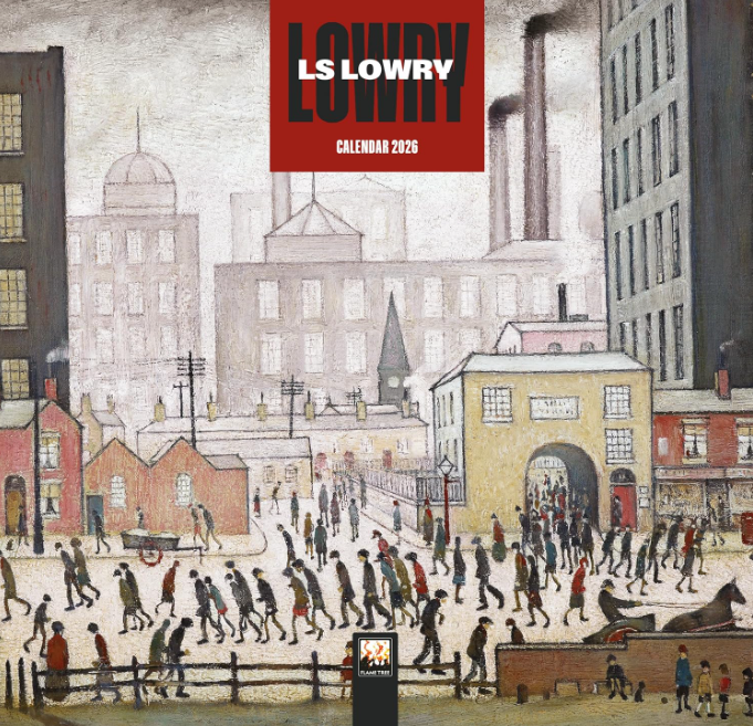 L.S. Lowry Mini Wall Calendar 2026 - Flame Tree Publishing