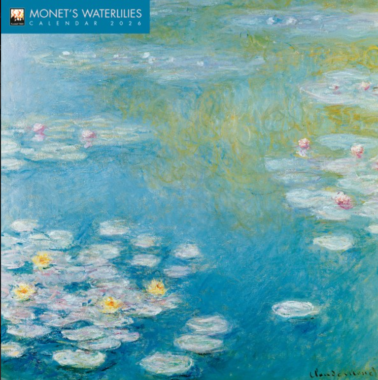 Monet's Waterlilies Wall Calendar 2026 - Flame Tree Publishing