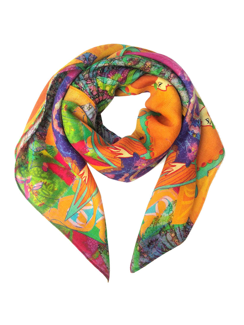 Mist and Moonshine Scarf 54 x 145 cm