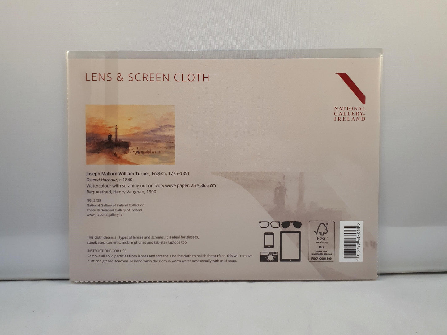 Ostend Harbour Lens Cloth