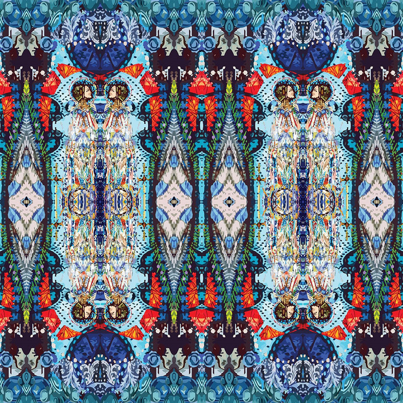 2 Ladies Silk Scarf 54 x 54