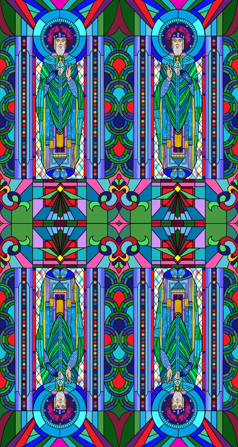 St Patrick Scarf 54 x 54 cm