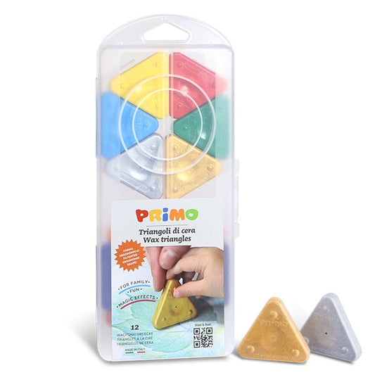 Wax triangles 12 colours