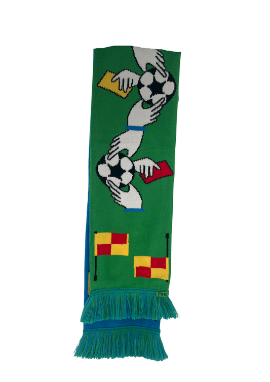 Handball Claddagh Scarf Green and Blue