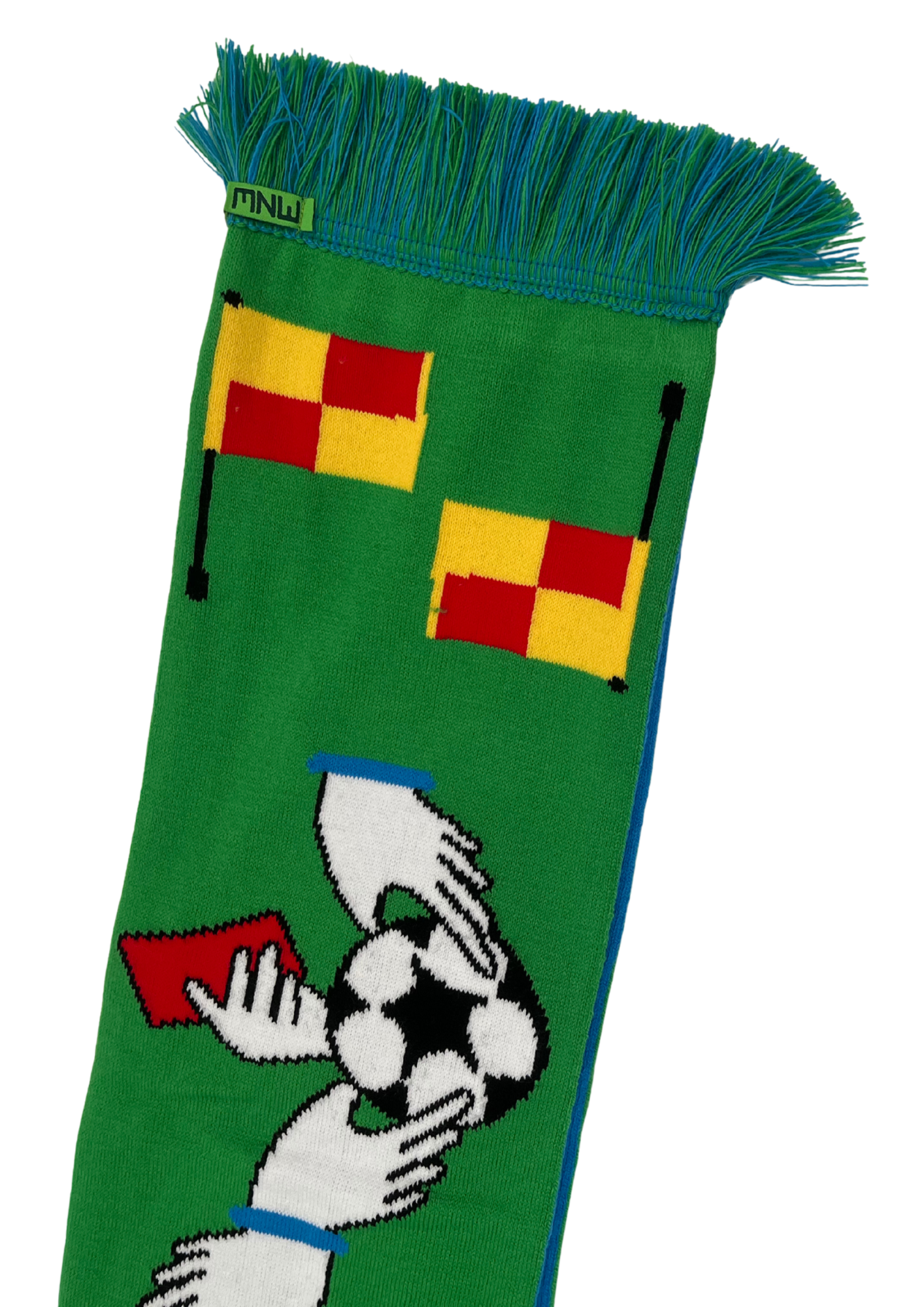 Handball Claddagh Scarf Green and Blue
