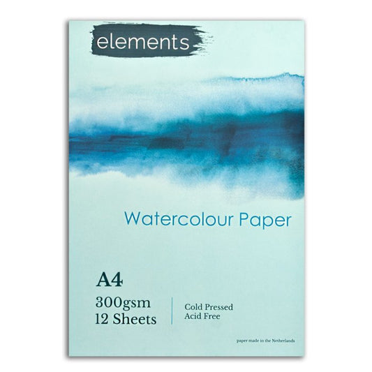 Elements Watercolour Pad A4