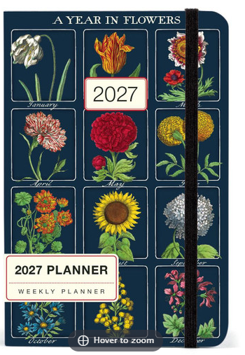 A Year in Flowers Weekly Planner 2027