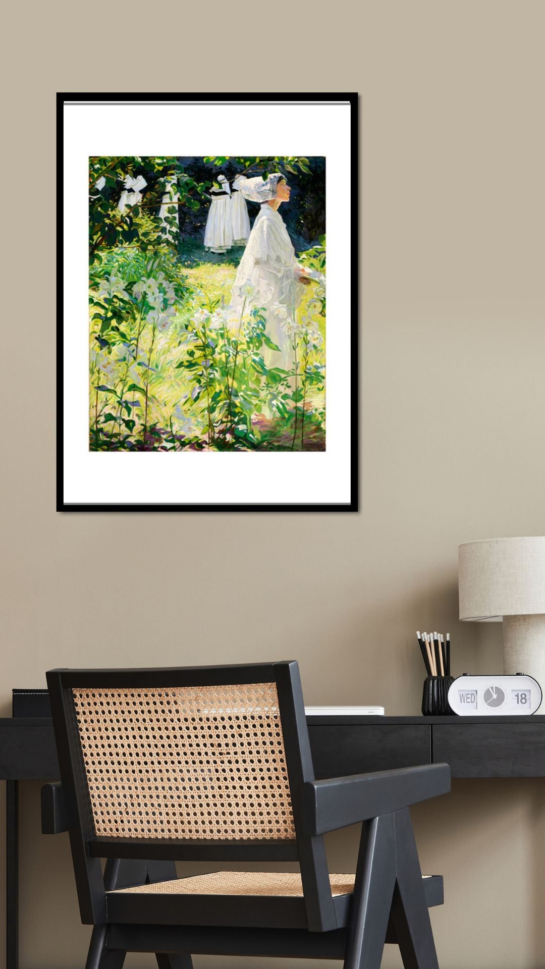 A Convent Garden Canvas Print