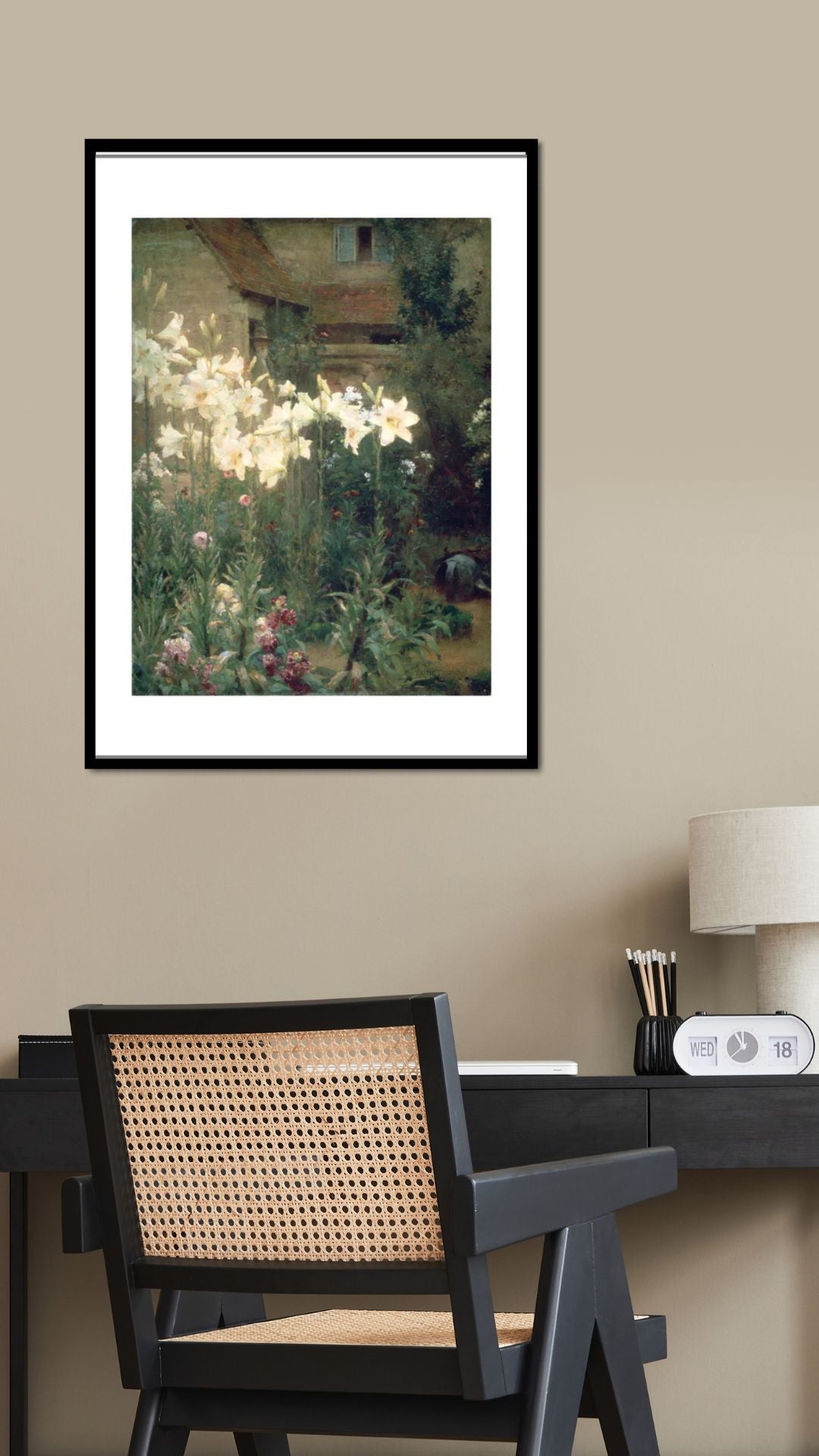 A Cottage Garden Canvas Print