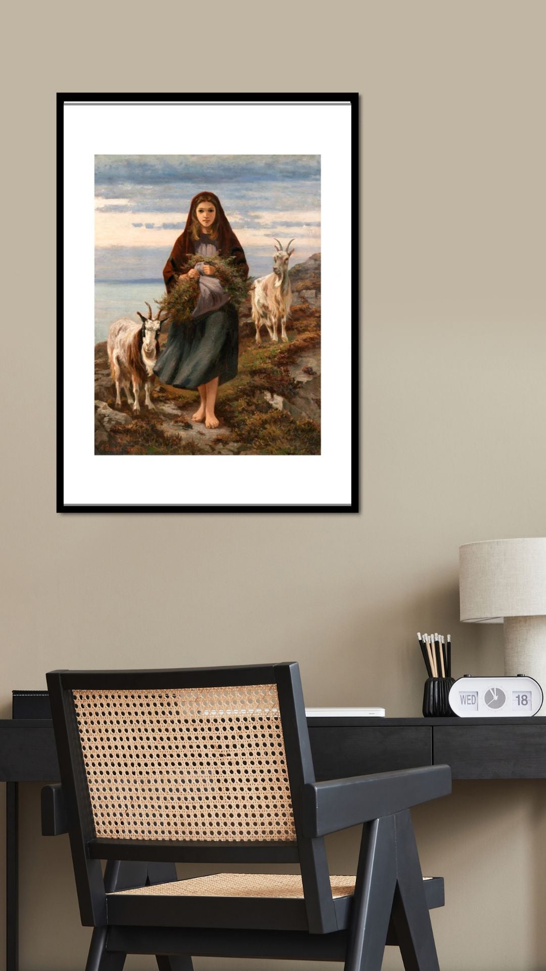 A Connemara Girl Canvas Print