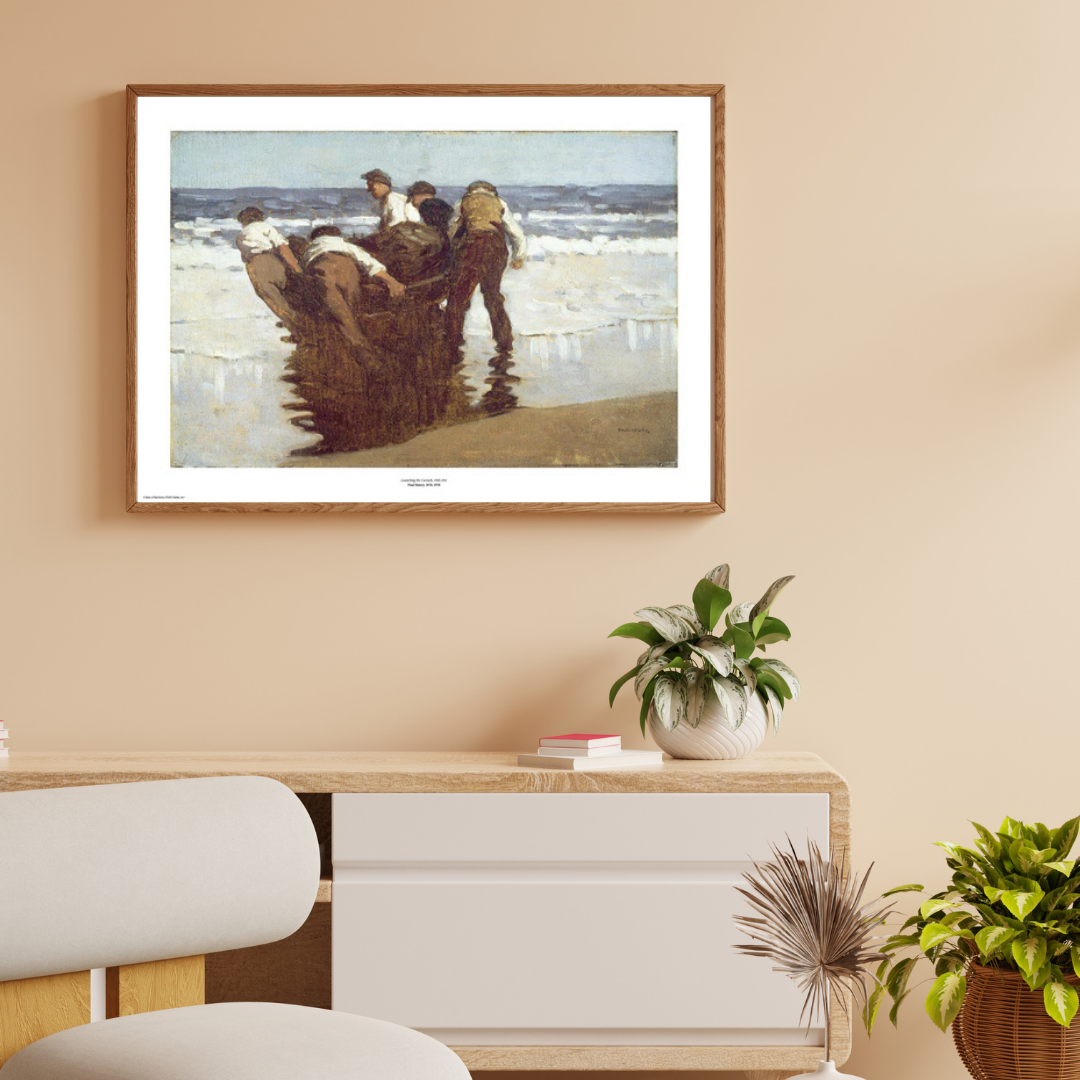 Launching the Currach Art Print
