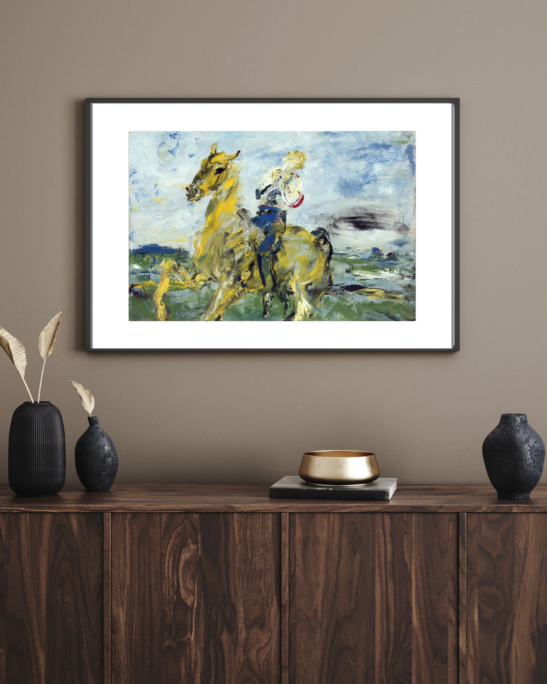 The Singing Horseman Canvas Print