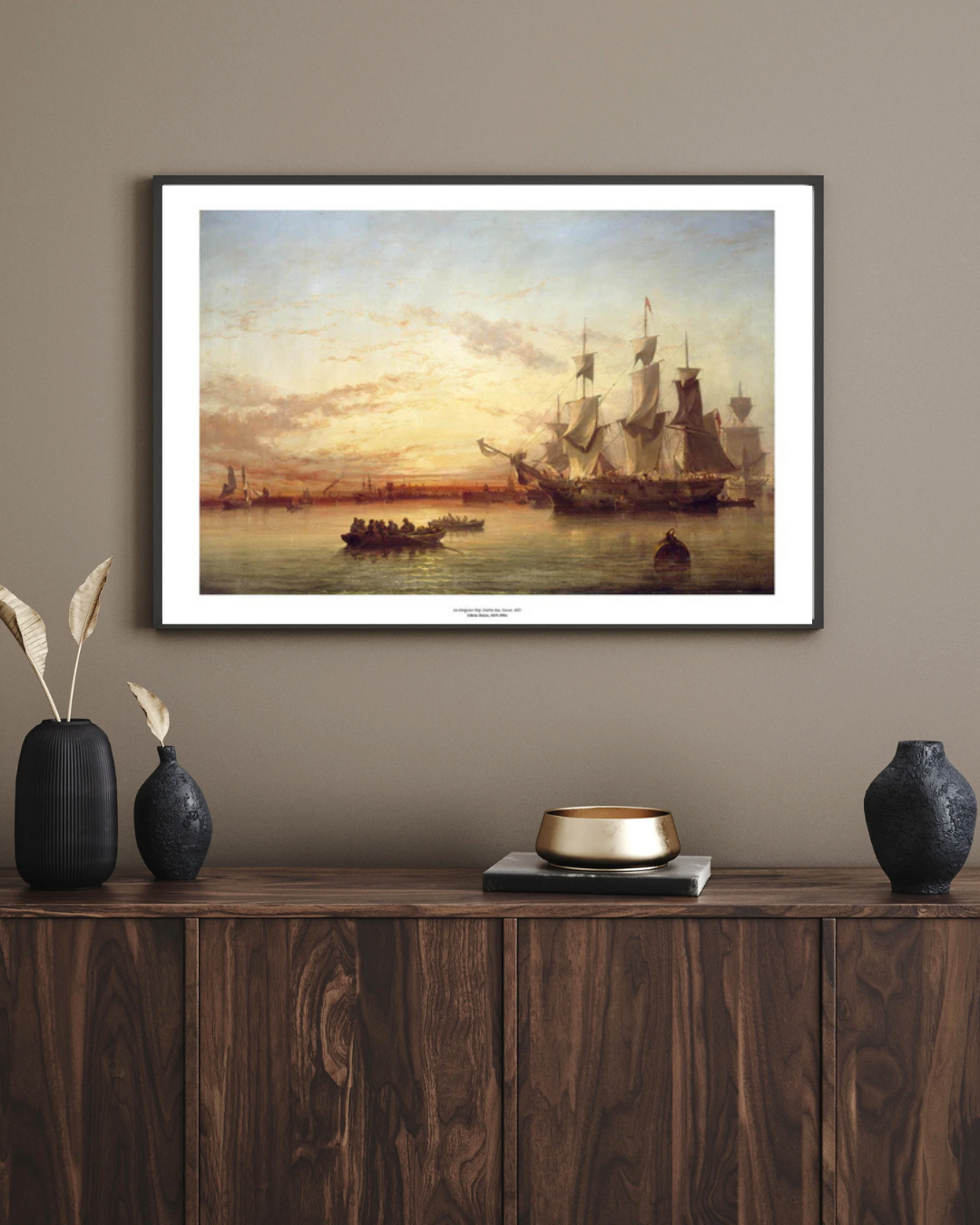 An Emigrant Ship Art Print