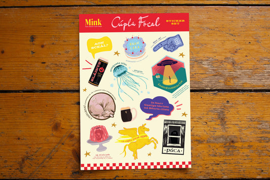 Cúpla Focal (Irish Language sticker set)