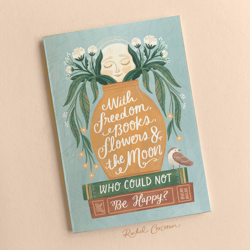 With Freedom, Books, Flowers - RACHELC