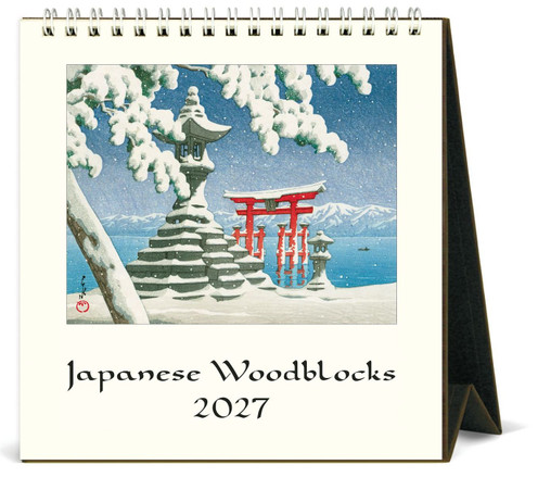 Japanese Woodblocks Desk Calendar 2027
