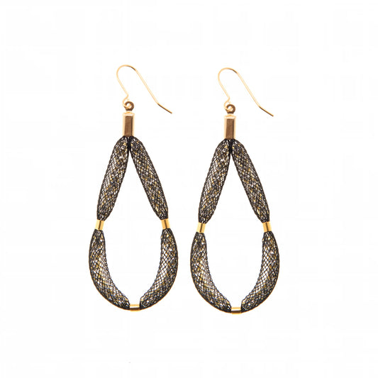 Large Teardrop Earrings - Gold