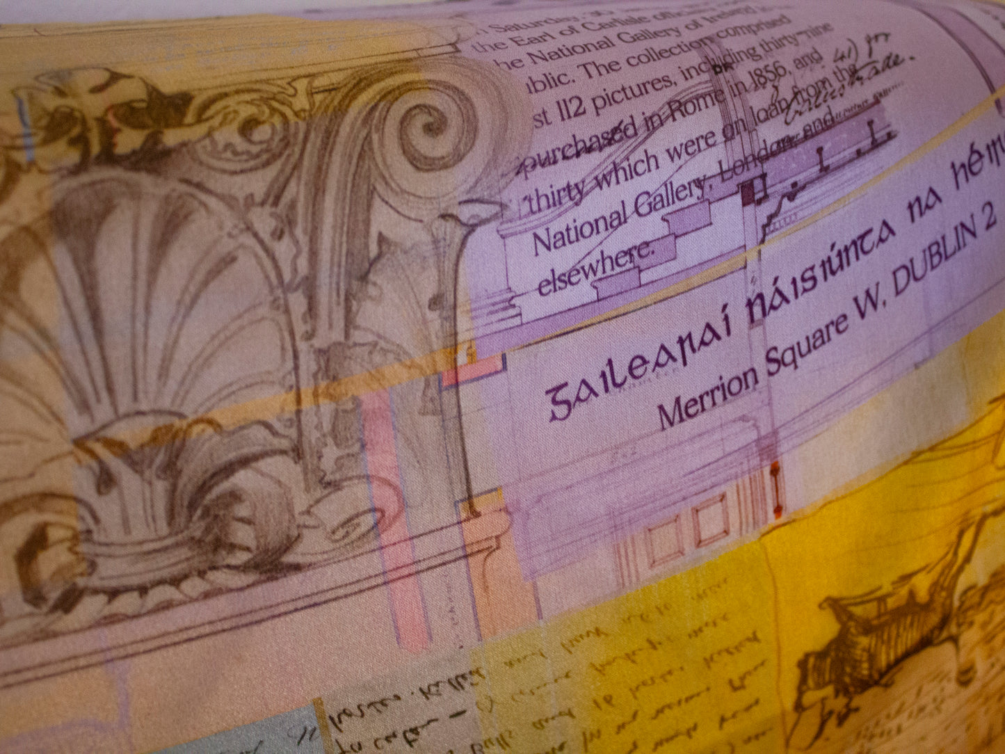 Cubist National Gallery Silk Scarf by Mink