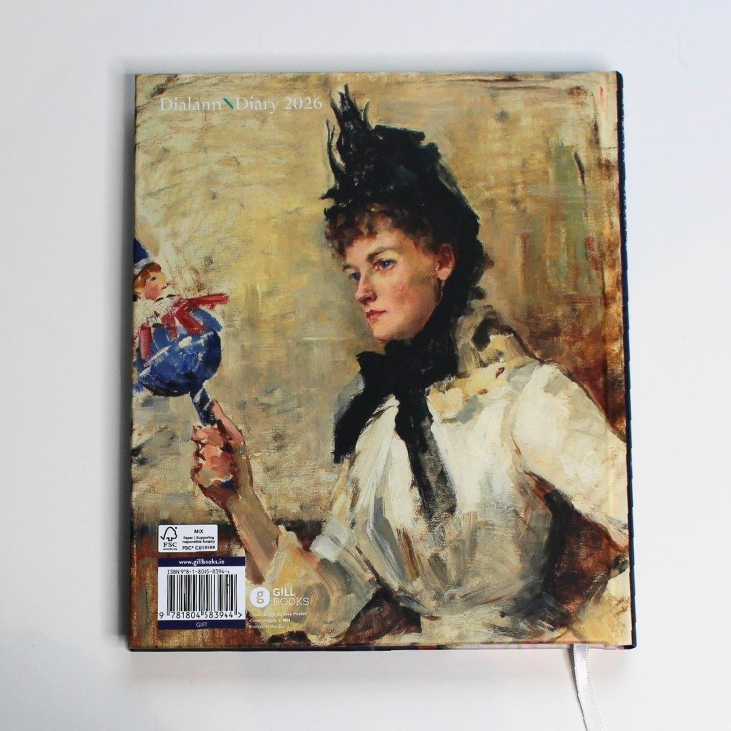 National Gallery of Ireland 2026 Back Cover featuring the Sarah Henrietta Purser, A Lady Holding a Rattle