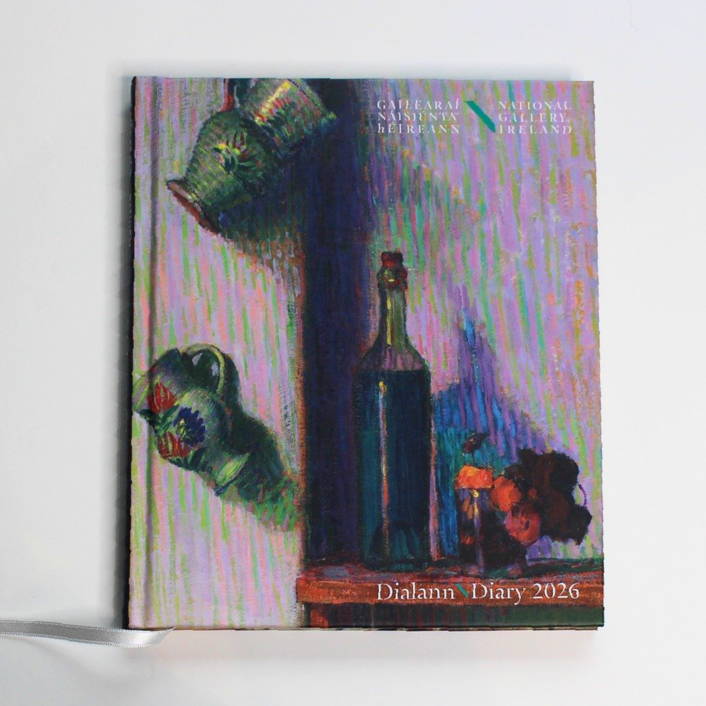 National Gallery of Ireland 2026 Front Cover featuring the Roderic O'Conor painting Flowers, Bottles and Two Jugs