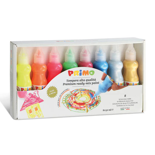 Ready Mix Set of 8 Neon Paints