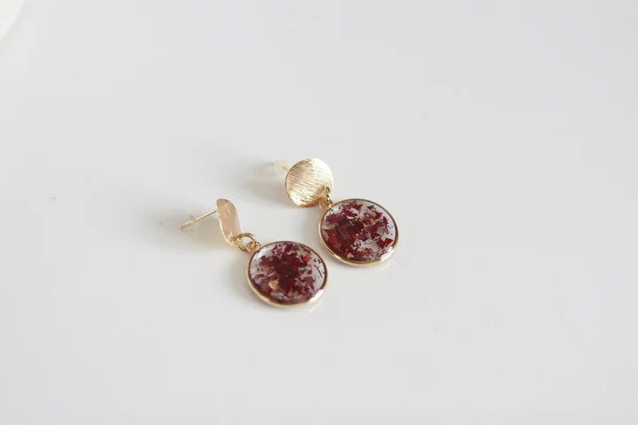 Rose Petal Studs | Delicate Botanical Jewellery