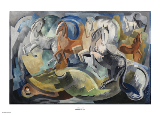 Achill Horses Art Print