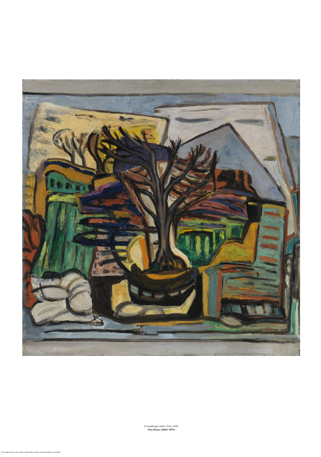 Landscape with a Tree Art Print