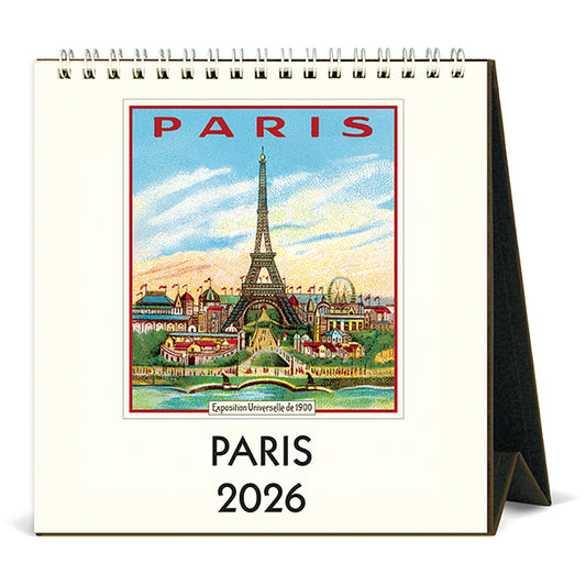 Paris Desk Calendar 2026